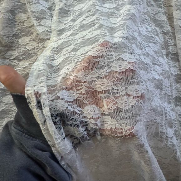 12th tribe odessa Cream Lace Maxi Skirt medium - Picture 9 of 10